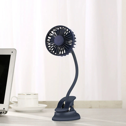 F5 clip-on portable fan for desk stroller and dorm - product image 1