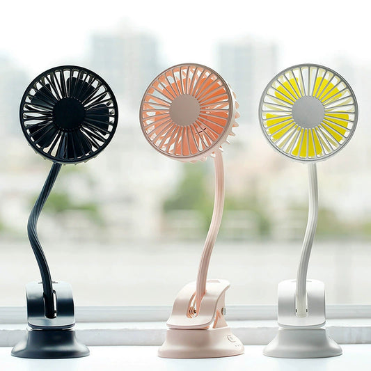F5 clip-on portable fan for desk stroller and dorm - product image 2