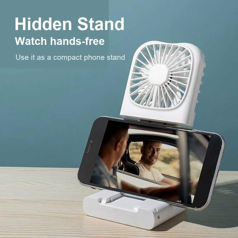 2000mAh quiet mini neck and handheld fan - product image 3