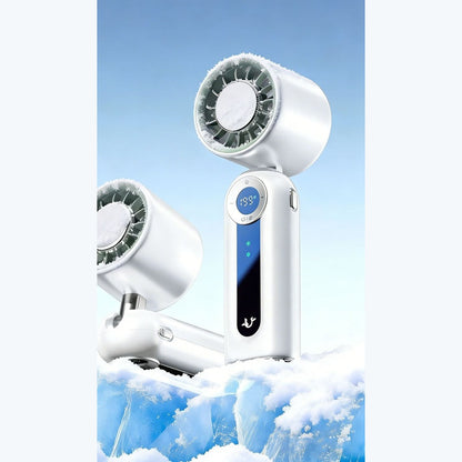 199-speed foldable portable turbo handheld fan - product image 1