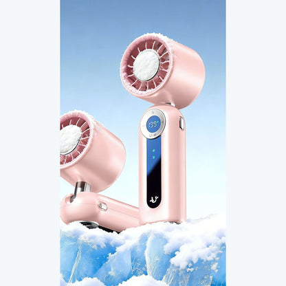 199-speed foldable portable turbo handheld fan - product image 2