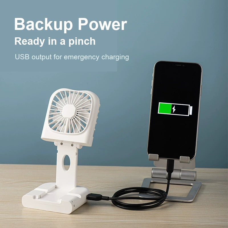 2000mAh quiet mini neck and handheld fan - product image 4