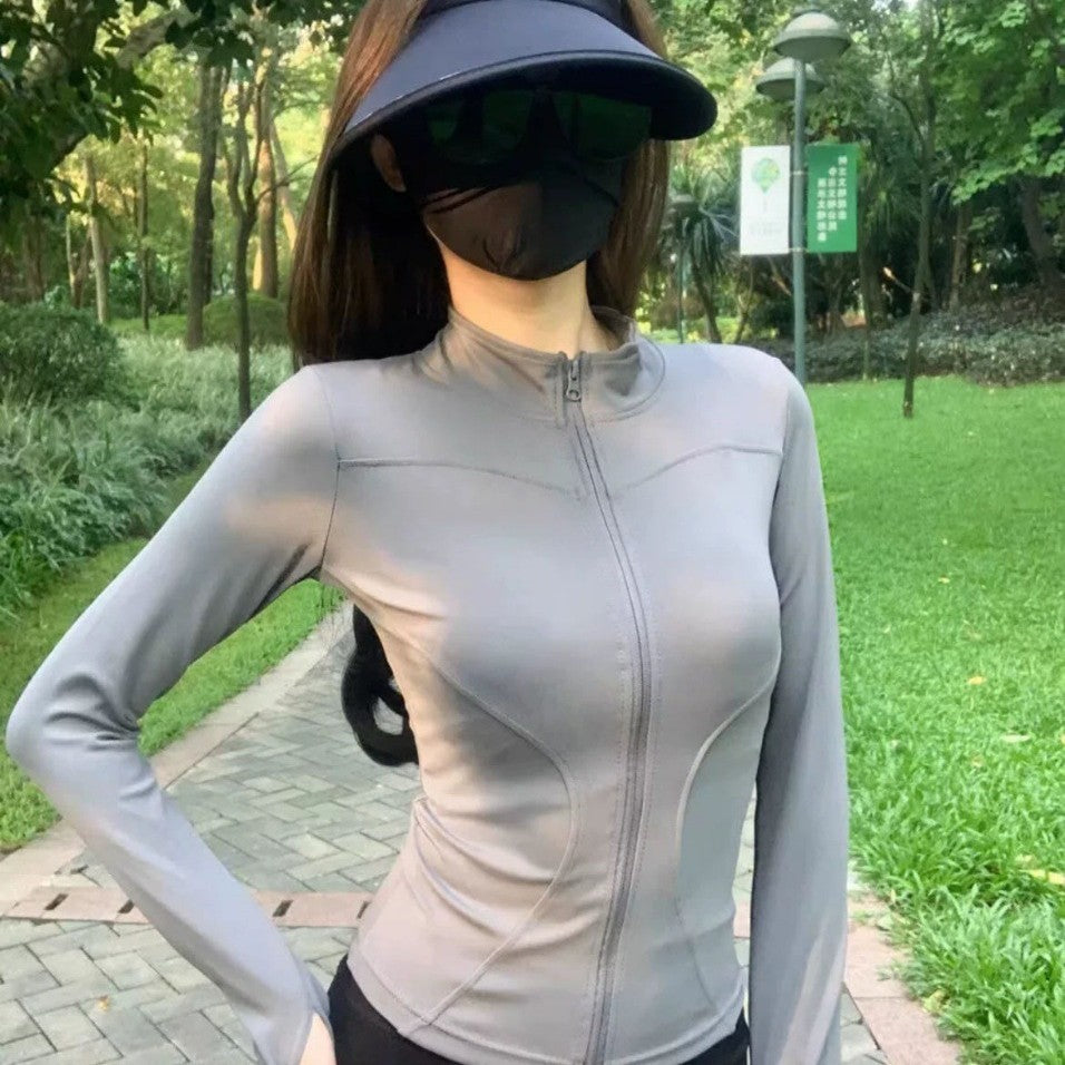 UPF50+立领修身防晒衣｜瑜伽骑行轻薄外套