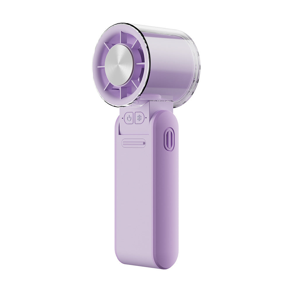 Turbo folding handheld fan color options