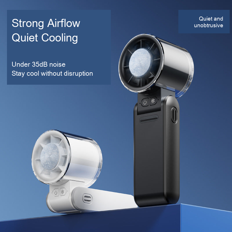 Turbo Folding Cooling Handheld Fan | USB Digital Portable Fan